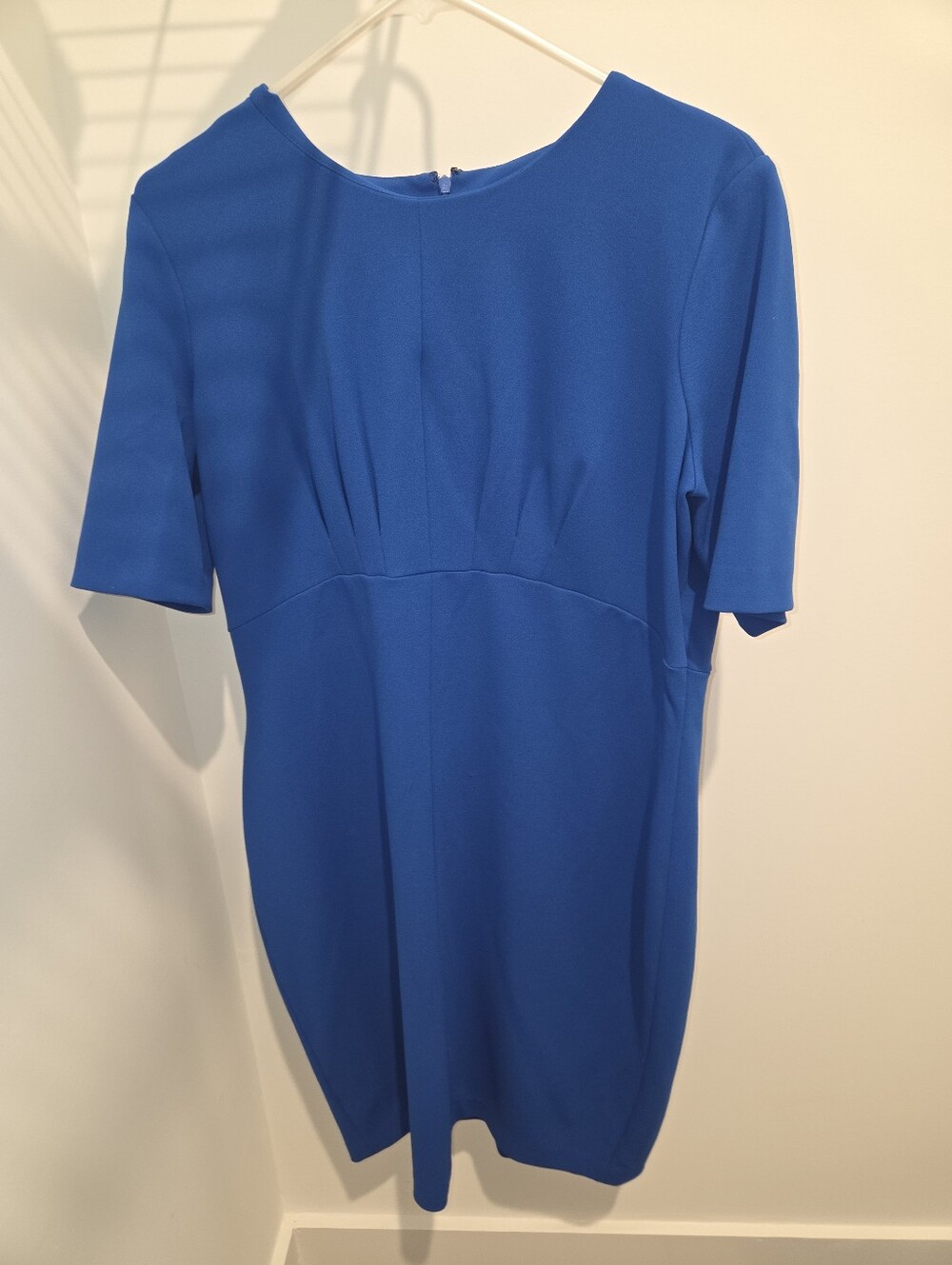 Calvin Klein Cobalt Blue Sheath Dress Size 16